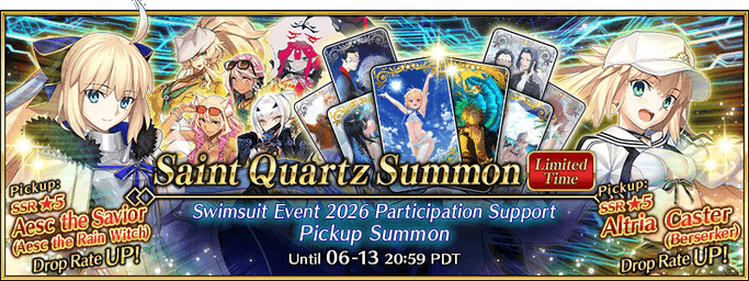 Swimsuit Event 2026 Participation Support Pickup Summon